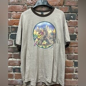 Vintage Rat’s Hole Iron-On Graphic Ringer Tee XL